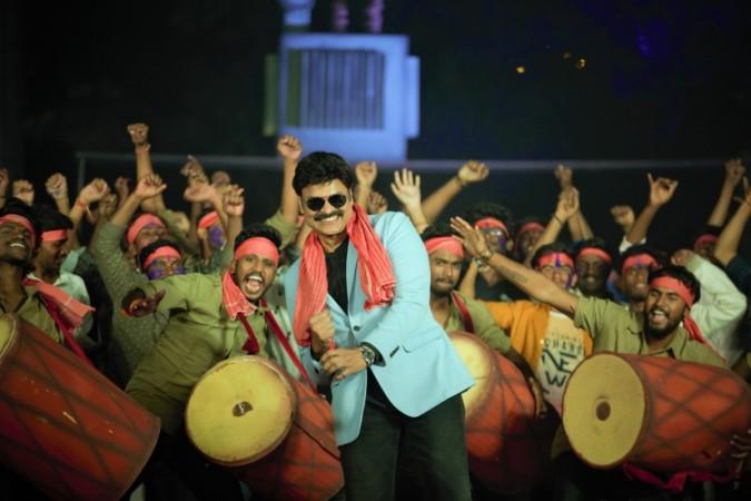 Naga Babu in Adhirindhi, a show on Zee Telugu. Naga Babu