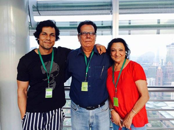 Randeep Hooda with parents Randeep Hooda with parents