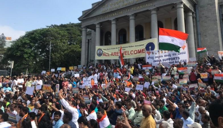 Pro-CAA rally in Bengaluru Pro-CAA rally in Bengaluru