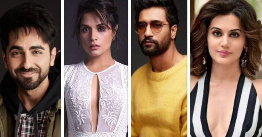 Ayushmann Khurrana, Richa Chadha, Vicky Kushal, Taapsee Pannu Ayushmann Khurrana, Richa Chadha, Vicky Kushal, Taapsee Pannu