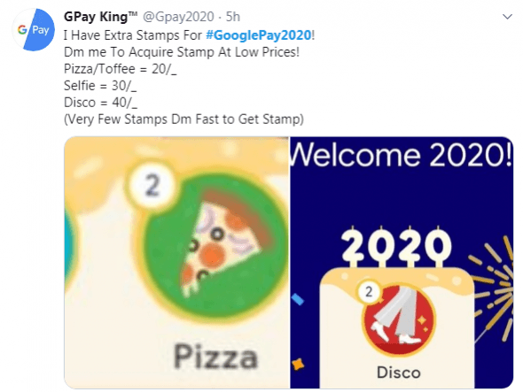Google Pay stamps are back Google Pay stamps are back