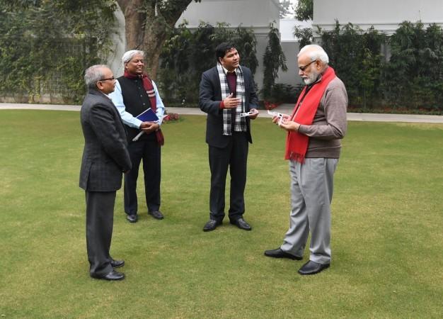 PM Narendra Modi interacting with experts. modi interacts