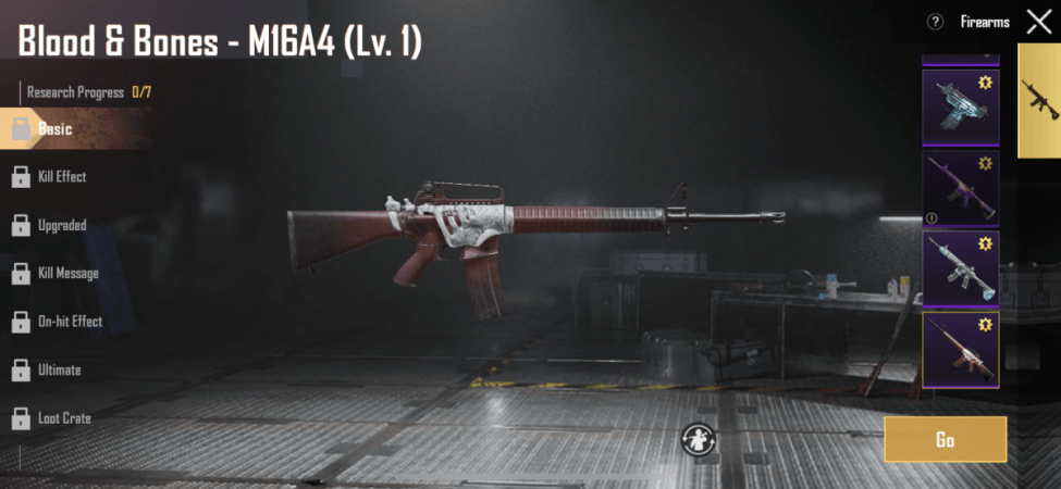 PUBG Mobile: M16A4 gun PUBG Mobile: M16A4 gun