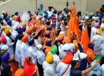 Sikh devotees