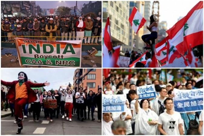 Protests around the globe in 2019