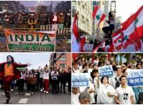 Protests around the globe in 2019