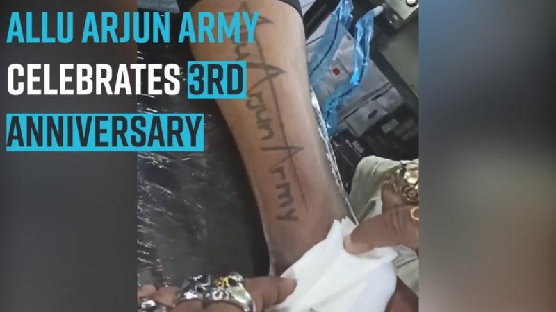 Allu Arjun Army celebrates 3rd anniversary