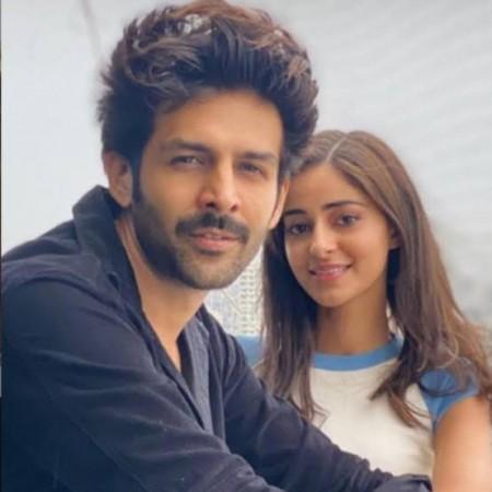 Karthik Aaryan and Ananya Panday Karthik Aaryan and Ananya Panday