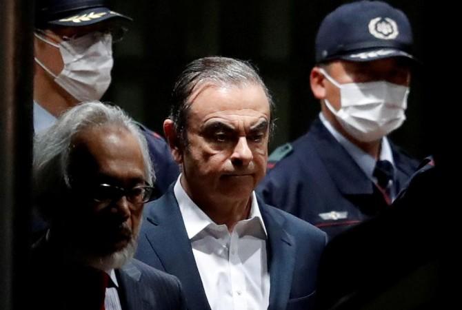Former Nissan Motor chairman Carlos Ghosn leaves the Tokyo Detention House. Carlos Ghosn