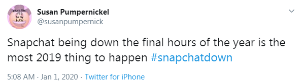 Snapchat down