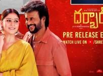 Darbar pre-release event poster