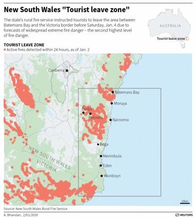 Australia bush fire