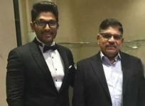 Allu Arjun and his father Allu Aravind