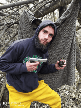 Hizbul Mujahideen terrorist Zahid Hassan Gadhanji. Hizbul Mujahideen terrorist Zahid Hassan Gadhanji.