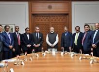 Prime Minister Narendra Modi with industralists