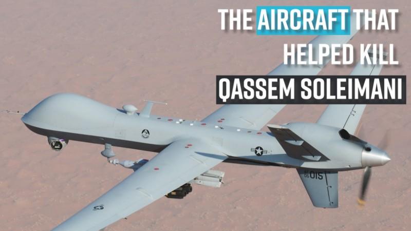 The cameras on the Reaper drone helped determine Qassem Soleimani's location in a vehicle and even what kind of clothing he wore. The aircraft that helped kill Qassem Soleimani