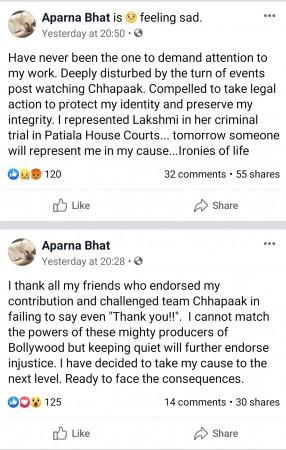 Deepika Padukone's 'Chhapaak' in a legal trouble Deepika Padukone's 'Chhapaak' in a legal trouble