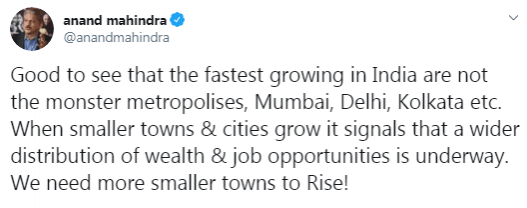 Anand Tweet