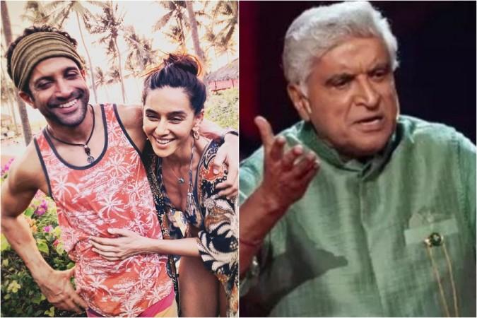 Farhan Akhtar, Shibani Dandekar, Javed Akhtar Farhan Akhtar, Shibani Dandekar, Javed Akhtar