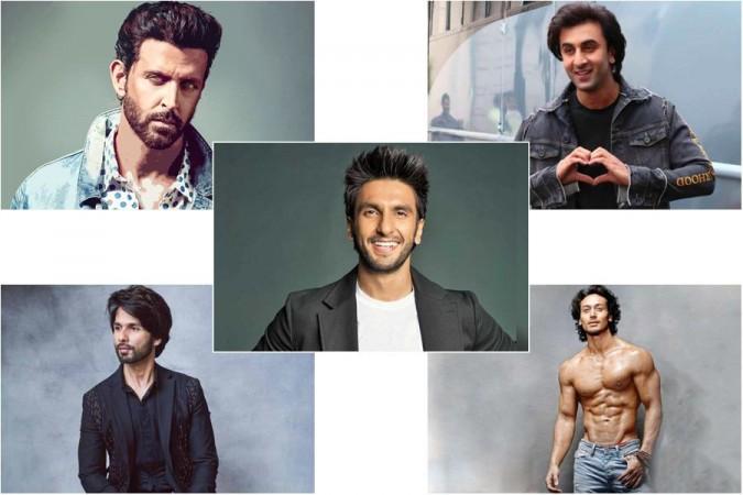 Hrithik Roshan, Ranveer Singh, Shahid Kapoor, Ranbir Kapoor and Tiger Shroff Hrithik Roshan, Ranveer Singh, Shahid Kapoor, Ranbir Kapoor and Tiger Shroff