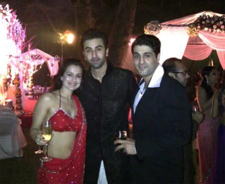 Ameesha Patel with Ranbir Kapoor Ameesha Patel with Ranbir Kapoor