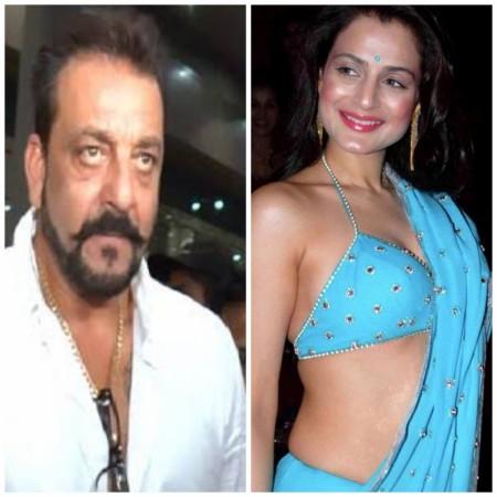 Ameesha Patel and Sanjay Dutt