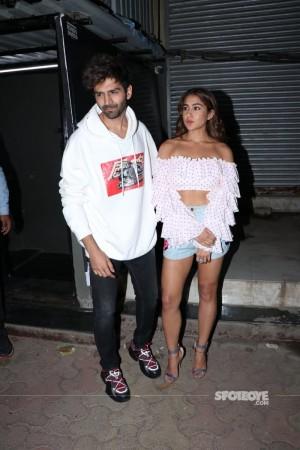 Sara Ali Khan and Kartik Aaryan Sara Ali Khan and Kartik Aaryan