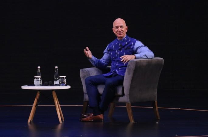Amazon recently announced a pledge to go carbon neutral by 2040. jeff bezos delhi event