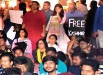 Free Kashmjir placard