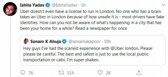 User on Sonam