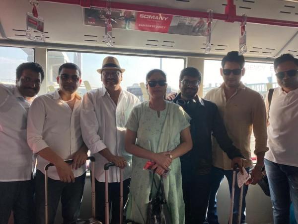 Sarileru Neekevvaru team heading to offer prayers to Lord Venkateshwara in Tirupati Sarileru Neekevvaru team heading to offer prayers to Lord Venkateshwara in Tirupati