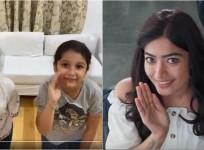 Mahesh Babu's daughter Sitara and Aadhya mimick Rashmika Mandanna's dialogue from Sarileru Neekevvaru