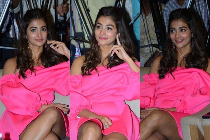 Pooja Hegde Almost Suffers Wardrobe Malfunction