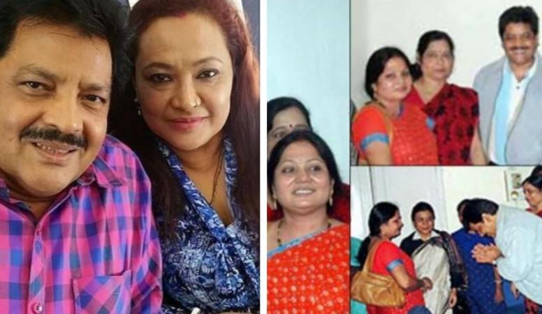 Udit Narayan with Ranjana and Deepa Udit Narayan with Ranjana and Deepa