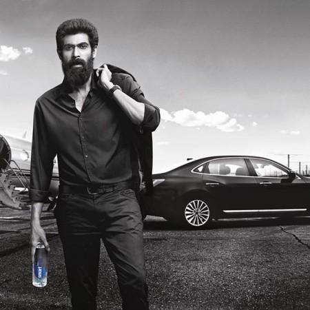 Rana Daggubati's lean look. Rana Daggubati