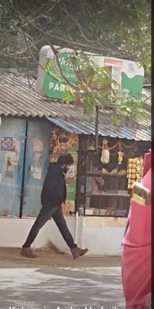 Leaked photograph of Pawan Kalyan from sets of the film. pawan kalyan