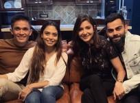 Sunil Chhetri, Sonam Bhattacharya, Anushka Sharma, Virat Kohli