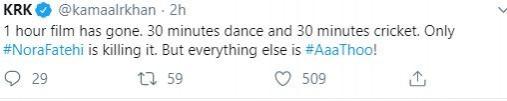 KRK tweet KRK tweet