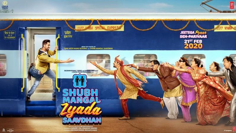 Poster from the film Shubh Mangal Zyada Savdhaan Poster from the film Shubh Mangal Zyada Savdhaan