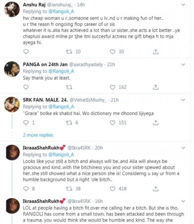 Rangoli Chandel trolled for belittling Alia Bhatt for sending Kangana Ranaut flowers on Padma Shri honour Rangoli Chandel, Alia Bhatt