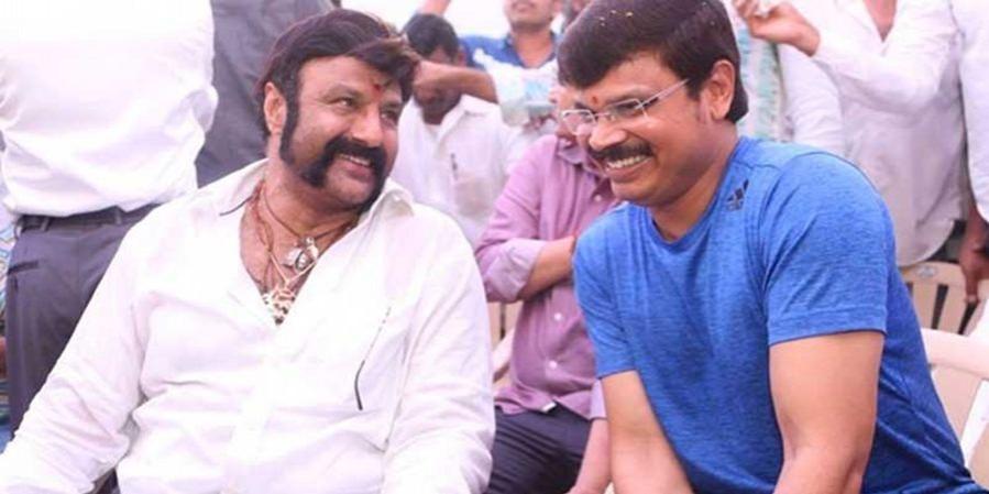 Nandamuri Balakrishna and director Boyapati Srinu Nandamuri Balakrishna and director Boyapati Srinu