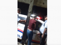 surathkal police slap student