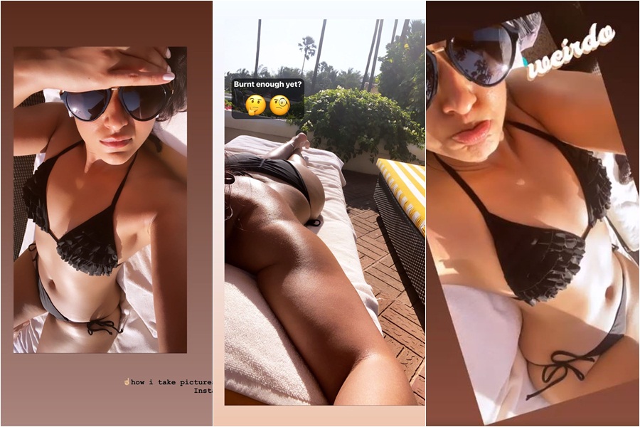 Ileana D Cruz Foucking Video - Ileana D'Cruz flaunts her enviable figure in sexy black bikini while  soaking up some 'Vitamin Sea' - IBTimes India