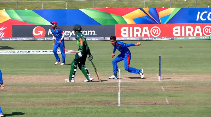 Mankading of Mohammad Huraira at under-19 World Cup quarterfinal Mankading