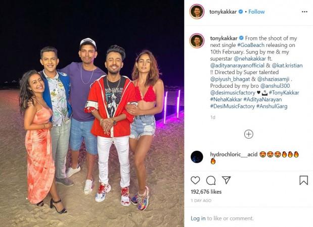 Neha Kakkar and Aditya Narayan