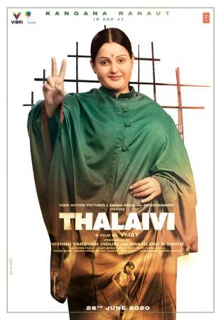 Kangana's Thalaivi's poster Kangana's Thalaivi's poster