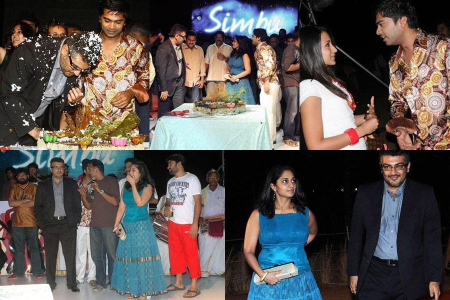 Ajith-Shalini Wish Simbu on his Birthday