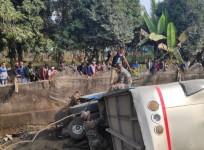 Assam bus accident. Twitter