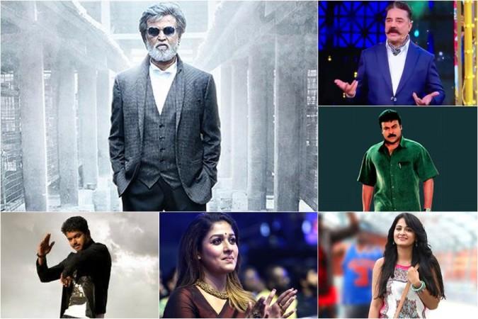 Rajinikanth, Kamal Haasan, Chiranjeevi, Vijay, Nayanthara and Anushka Shetty