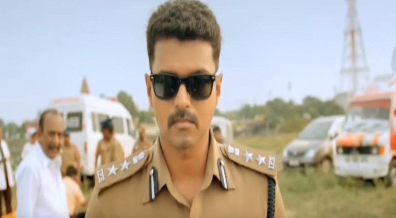 A screenshot from Vijay's movie Theri Vijay actor
